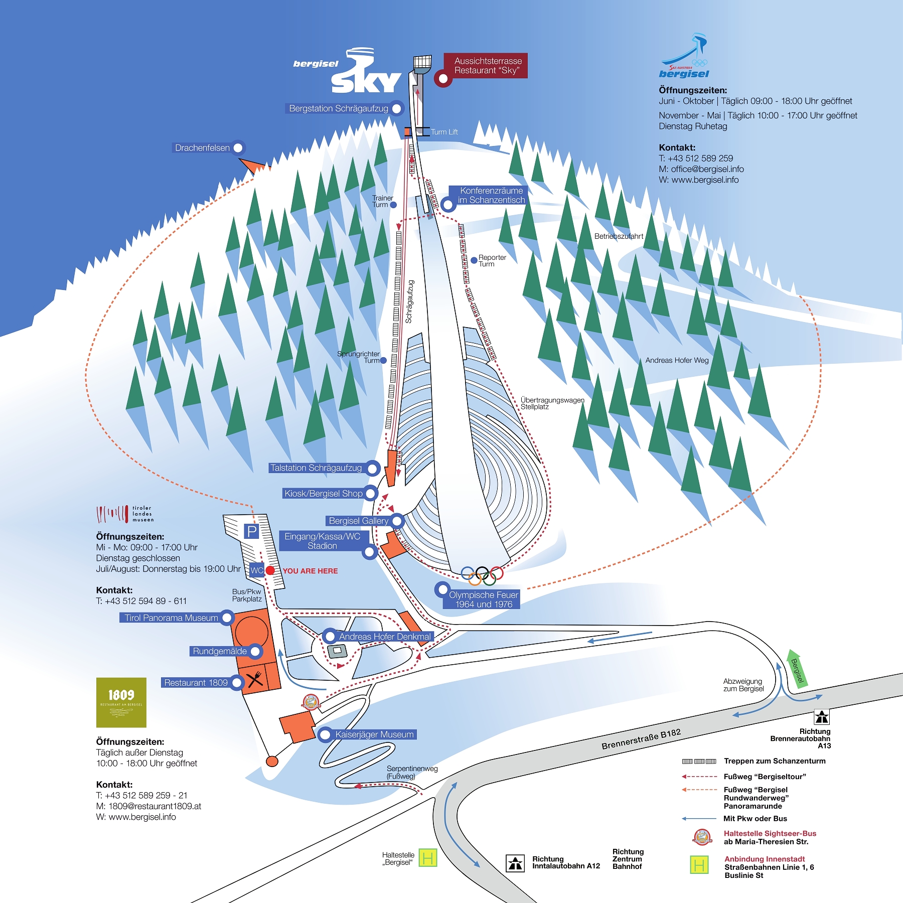 Bergisel Skisprungschanze Innsbruck Tirol